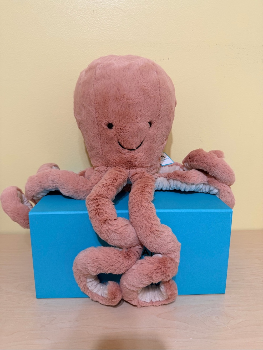 Jellycat my name is Odell octopus large with tags authentic